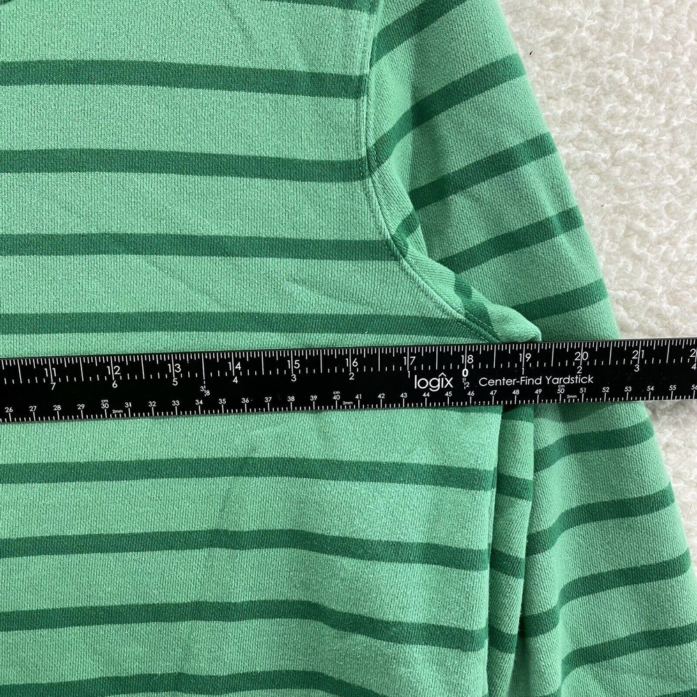 Lauren Jeans Co Ralph Lauren Green Striped Pullover Sweater Womens M Medium - Picture 5 of 8